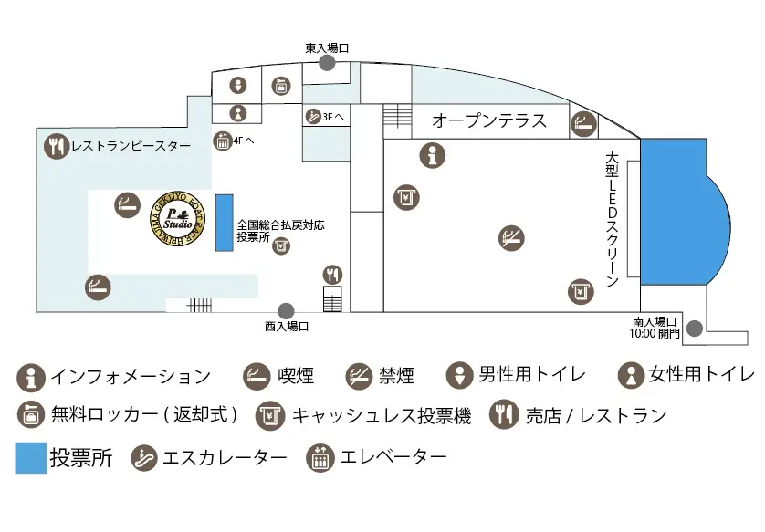 1F フロアMAP